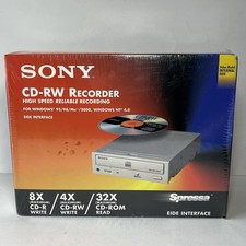 Sony CD-RW CRX140E Recorder EIDE 8x4x32 Internal Drive Windows 95/98/Me/2000 IDE picture