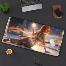 Leeloo Mouse Pad, Sci-Fi Movie Desk Mat, Gamer Gift picture