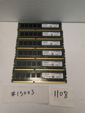 24GB (6X4GB) CT51272BA1067.Y18F Crucial  DDR3 ECC PC3-8500 Server Memory - picture