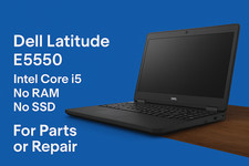 Dell Latitude E5550 Laptop – Intel i5 – No RAM / No SSD – For Parts or Repair picture