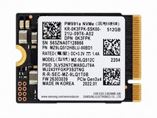 Samsung PM991a 512GB M.2 2230 NVMe PCIe Gen3x4 SSD MZ9LQ512HBLU-00BD1 picture