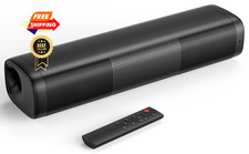 Saiyin 11.7-inch Sound Bar, Small Size & Big Power, 11.7 inches, Black picture