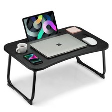 Foldable Lap Desk, Laptop Bed Desk, Portable Lap Table, Laptop Bed Table with... picture