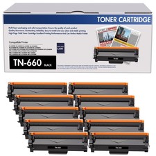 10 PK High-Yield TN660 Toner Compatible TN630 For Brother DCP-L2540DW Lots Black picture
