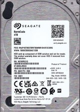 ST4000LM024 p/n: 2AN17V-566 f/w: 0001 s/n: WCK9 FEB 2023 TK 4TB SATA 2.5 SEAGATE picture