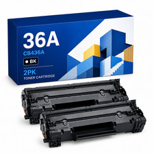 36A-CB436A-2PK Black Toner Cartridge compatible Work with M1120 MFP M1522n picture