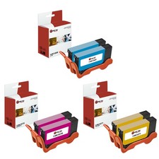 6Pk LTS 100XL C M Y HY Compatible for Lexmark S815 S816 S605 S301 S305 Ink picture