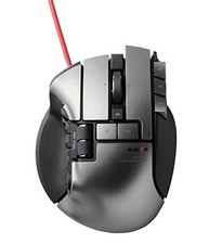 Elecom gaming mouse wired 19 button 2PC simultaneous operation correspondin picture