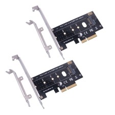 2PCS M.2 NVME SSD To PCIe 3.0 X4 Adapter Card Desktop Expansion Conversion Card picture