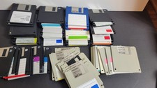 Vintage Lot of 70 Floppy Disks 3.5