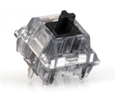 Hand Lubed/FIlmed Epomaker Shadow Black Linear Switches For Mechanical Keyboards picture