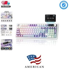 AJAZZ AK980 V2 Mechanical Gaming Keyboard with Display Screen, 10000mAh Batte... picture