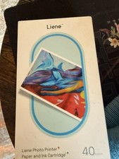 Liene Photo Printer Paper & Ink Cartridge 40 Printouts picture