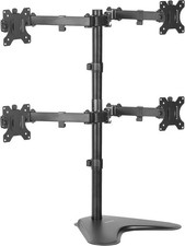 VIVO Quad 13 to 30 inch Monitor Free-Standing Mount, Fully Black  picture