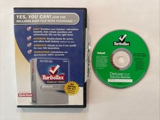 TurboTax Deluxe 2006 Trial CD Intuit Vintage Tax Software w/ Case Not For Resale picture