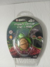 Emtec Novelty USB Flash Drive keychain 4GB Aquarium Turtle New Sealed (EV) picture
