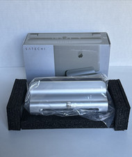Satechi Universal Aluminum Vertical Laptop Stand Silver Adjustable Open Box New picture