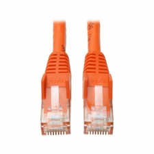 Tripp Lite N201-005-OR 5FT CAT6 Gigabit Snagless Molded Patch Cable RJ45 Orange picture