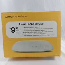 Ooma Phone Genie VoIP Home Phone Service White NIOB Open Box picture