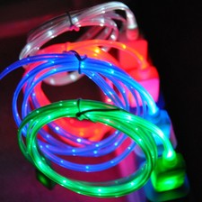  LED light-up charger cable FOR apple iPhone 8 7 6 plus 5S 4 galaxy s7 micro usb picture