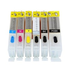 6 empty refillable PGI-250 CLI-251 ink cartridges For canon PIXMA MX722 MX922 picture