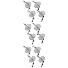 Silver Iron Fan Base Screw Set 12Pcs Durable Fan Stand Mounting Screws picture