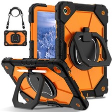 For Samsung Galaxy Tab A11+ A9 Plus/A9/ Heavy Duty Rotating Stand Case w/ Strap picture