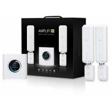 AmpliFi HD AFI-HD Mesh WiFi System Router 2 MeshPoints 4 Gigabit Ports White picture