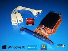 HP Pro 3000 3010 3130 3300 3400 3500 4-Monitor QUAD HDMI Video Graphics Card picture