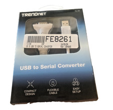 TRENDnet TU-S9 USB to Serial Converter USB 1.1 to RS-232 Male DB9 Serial Cable picture