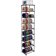 9Tier Metal 3D Printer Filament Storage Rack, 16.5