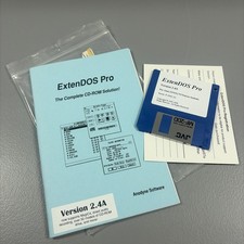 Vintage Software Package ExtenDOS Pro Atari CD-Rom Solution Anodyne Software 90s picture