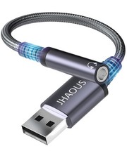 USB to 3.5Mm Jack Audio Adapter, TRRS Female Headset Audio Jack Adapter, USB-A picture