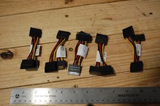 5x Dell / Foxconn SATA Power Splitter Adapter Cable DP/N 0N701D LOT OF 5 picture