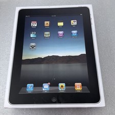Empty Apple RETAIL BOX Original 2010 1st Apple iPad Inserts And Apple Decals picture