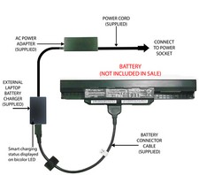 External Laptop Battery Charger for ASUS K43 K53 X43 X53 X54, A32-K53, A41-K53 picture