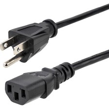 StarTech 6ft Standard Power Cord NEMA5-15P to C13 Black 10 Pack PXT10110PK picture