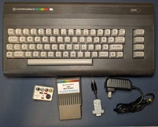 Commodore 16 C16 Computer, PLAnkton, 64K RAM, Joystick adapter, Multicart 264 picture
