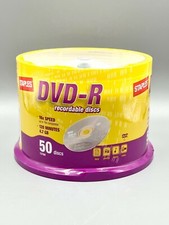 NEW Staples Blank DVD-R 4.7 GB/120 Min./16X Speed-Recordable Media Discs-50 Ct. picture