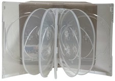 USDISC DVD Cases Chubby 39mm Economy, Duodecuple 12 Disc (Clear) Lot picture
