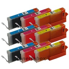 9 Pack New CLI251XL C/M/Y Ink Set with Chip For Canon PIXMA MG5620 MG6620 MG7520 picture