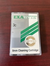 Exabyte 3C 8mm Cleaning Cartridge Certified Brand New Sealed picture
