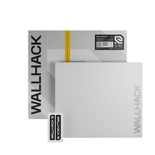 Wallhack SP-004A Glass Gaming Mouse Pad Medium 15.4x17.7 in White Japan picture