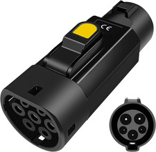 Type 1 to Type 2 EV Charging Adapter 32A 7KW SAE J1772 Charger to IEC 62196 Elec picture