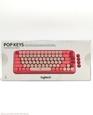 Logitech POP Keys Wireless Mechanical Keyboard With Emojis - Heartbreaker Rose picture