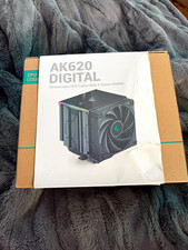 Deepcool AK620 DIGITAL Black Dual Tower CPU Cooler 2x120mm RGB 4-Pin LGA1700 picture