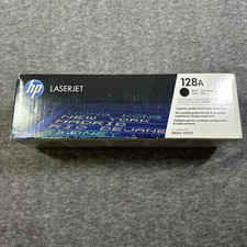 HP 128A CE320A Black Toner Cartridge Pro CM1415 CP1525 Genuine New Sealed Box picture