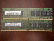 SAMSUNG 2GB (2x 1GB) 2Rx8 PC2-5300U-555-12-E3 M378T2953EZ3-CE6 (SOLD AS PAIR) picture