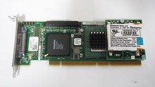 ADAPTEC ULTRA320 SINGLE SCSI CONTROLLER PCI-X CARD ASR-2120S/64MB WITH BATTERY picture
