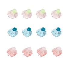 12 PCS Chilkey WS BigLucky Keyboard Switches 5 Pins Mechanical Multicolor picture